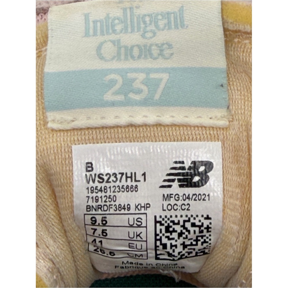 New Balance 237 Sneakers Women 8 Pink Good Retro Mesh Suede Low Top WS237V1 - Picture 10 of 10